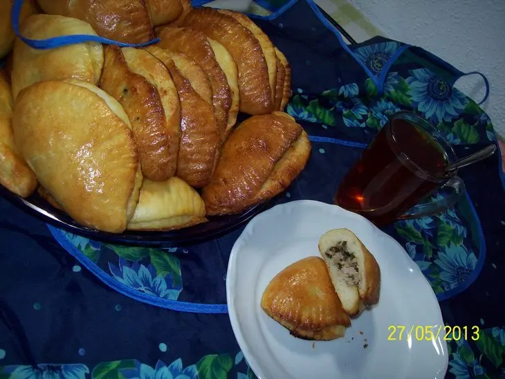 Пироги с фаршем и овощами "базлама": шаг 16