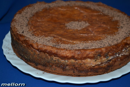 Шоколадный пирог с творожно-клубничным суфле: шаг 12