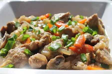 Свинина с овощами в кисло-сладком соусе: шаг 7