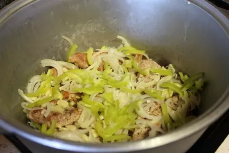 Сотэ с мясом и овощами: шаг 3