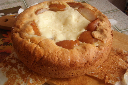 Пирог с грушами по типу цветаевского в мультиварке.: шаг 4