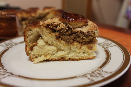 Сдобный пирог с грецкими орехами: шаг 1