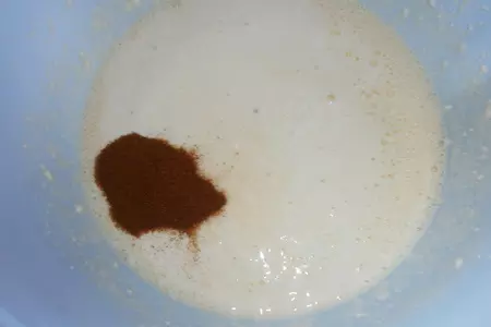 Цельнозерновые вафли с творогом и сыром: шаг 3