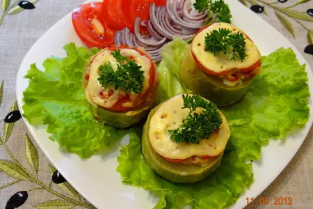 Фаршированные кабачки в мультиварке (+ детский омлетик с овощами !!!): шаг 9