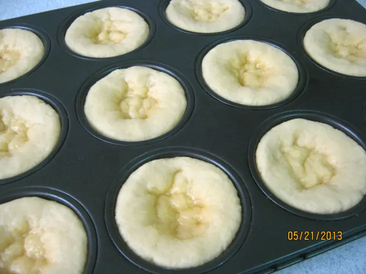 Порционные песочные пироги с яблочной начинкой и белковой «шапочкой» - димкин(dimas 24), лови;): шаг 3