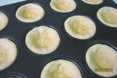 Порционные песочные пироги с яблочной начинкой и белковой «шапочкой» - димкин(dimas 24), лови;): шаг 4