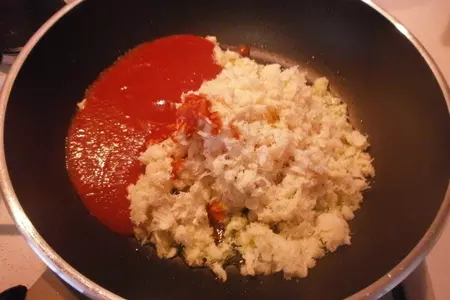 Горячая закуска с крабами в кокосовом молоке: шаг 4