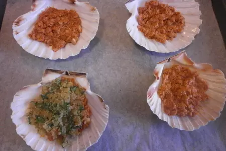 Горячая закуска с крабами в кокосовом молоке: шаг 7