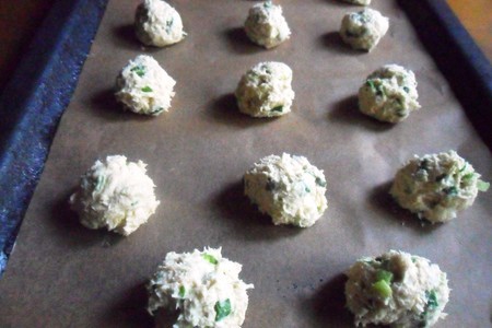 Сырное печенье с зелёным луком: шаг 4