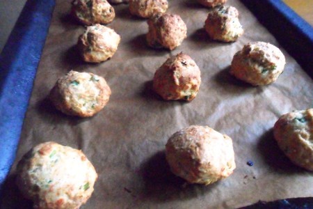 Сырное печенье с зелёным луком: шаг 5