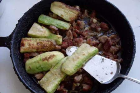 Запеканка с мясом и кабачками: шаг 4