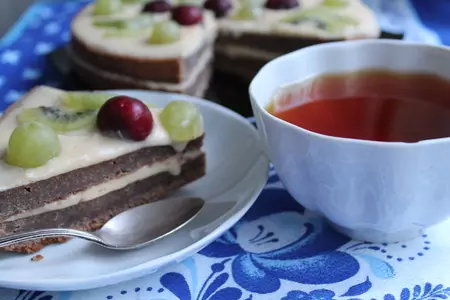 Простой и вкусный шоколадный тортик: шаг 8