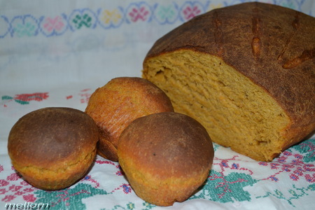 Ржано-пшеничный хлеб с кабачковой икрой: шаг 5