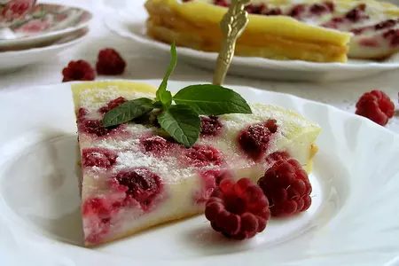 Клафути с малиной в мультиварке: шаг 9