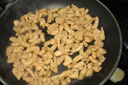 Киш с куриной грудкой, стручковой фасолью и сыром.: шаг 4