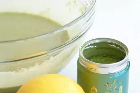 Кекс и курд с зеленым чаем матча ( matcha ): шаг 2