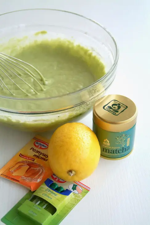 Кекс и курд с зеленым чаем матча ( matcha ): шаг 3