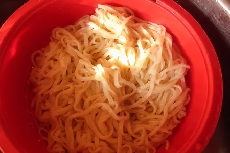 Лагман из свежего теста на скорую руку. фм про вкусный ужин за 150р.: шаг 4