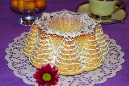 Лимонно - маковый кекс: шаг 3