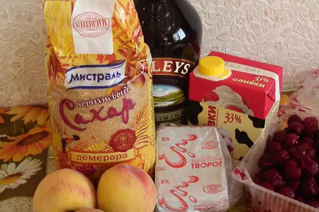 Десертный творожный бокал.: шаг 1