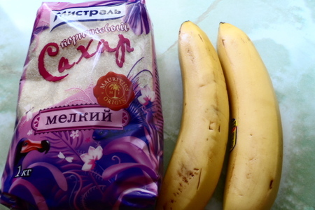 Бананы в карамели  с мороженым.: шаг 1