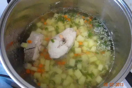Рыбный супчик с фасолью и картофелем: шаг 3