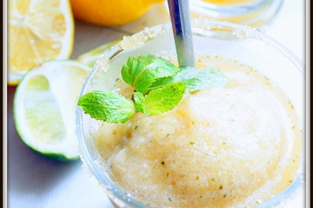 Сорбе «мохито», освежающий десерт для жаркого лета и домашний лимонад.: шаг 9