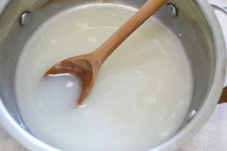 Ванильное мороженое с "мятной черешней": шаг 2