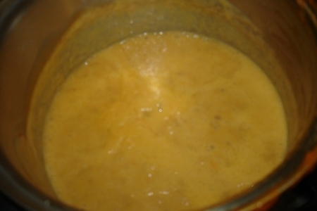 Абрикосовый суп-пюре со взбитыми сливками: шаг 3