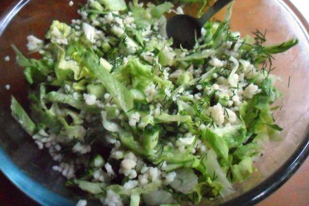 Салат с кускусом и зернёным творогом: шаг 7