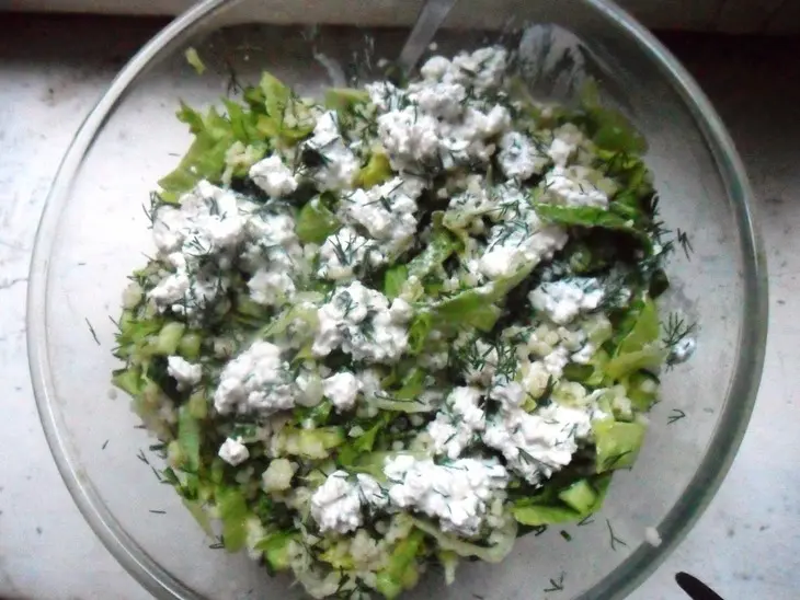 Салат с кускусом и зернёным творогом: шаг 8