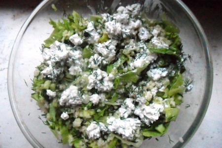 Салат с кускусом и зернёным творогом: шаг 8