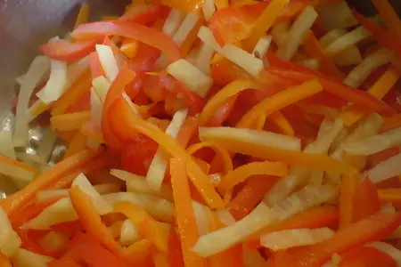 "капризный" салат //insalata capricciosa: шаг 5