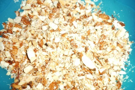 Груши в орехах с сырным кремом: шаг 2