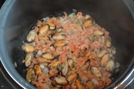 Закуска из морепродуктов с лавашем: шаг 2