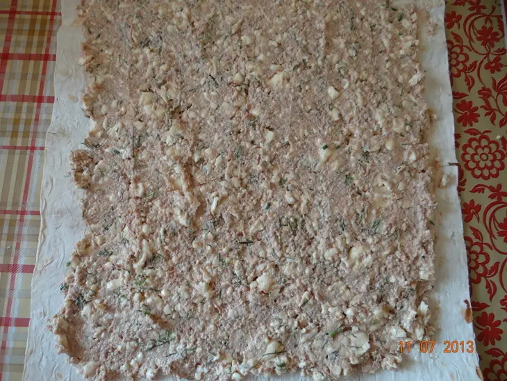 Закуска из морепродуктов с лавашем: шаг 6