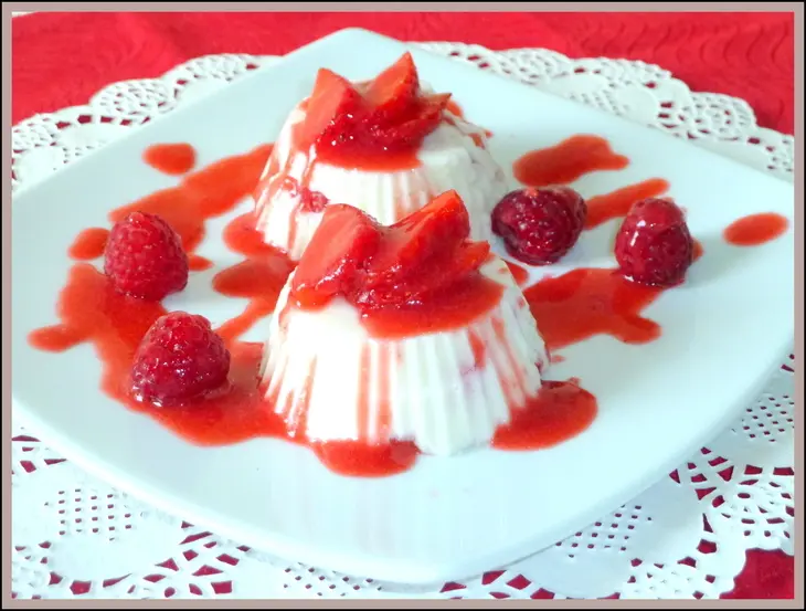 Бланманже с клубникой: шаг 5