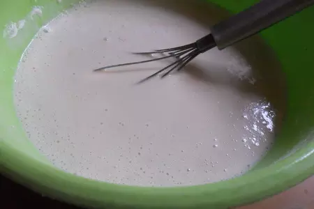 Блинчики на топлёном молоке.: шаг 3
