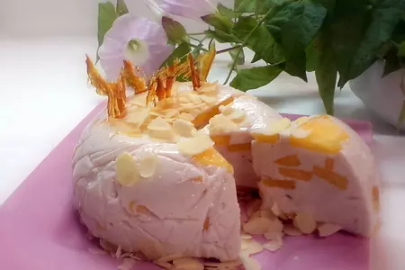 Легкий, освежающий йогуртовый десерт с персиками и карамелью!: шаг 4