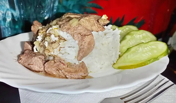 Говяжья печень с вином в мультиварке: шаг 3