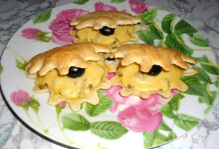 Закуска "ракушки с чёрным жемчугом": шаг 6
