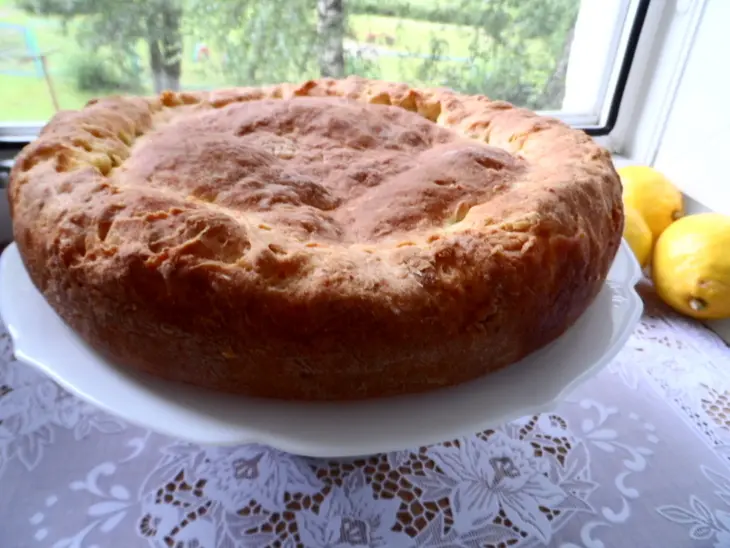 Творожно-сырный пирог: шаг 4