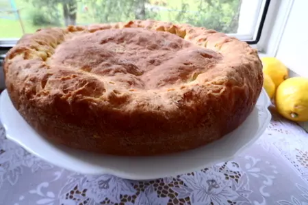 Творожно-сырный пирог: шаг 4