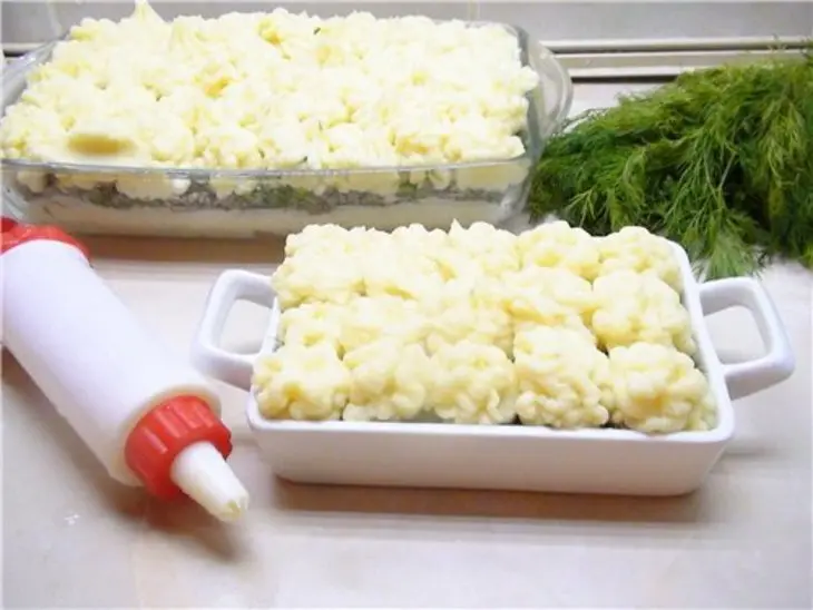 Картофельная запеканка с мясным фаршем.: шаг 5