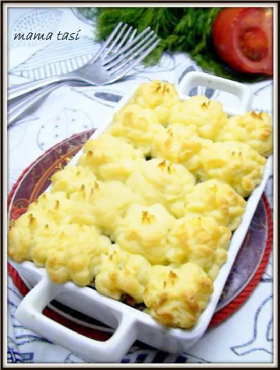 Картофельная запеканка с мясным фаршем.: шаг 6