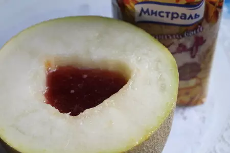 Желе из красной смородины и заливная дыня: шаг 6