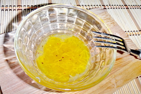 Лимонная моцарелла с хрустящим базиликом: шаг 3