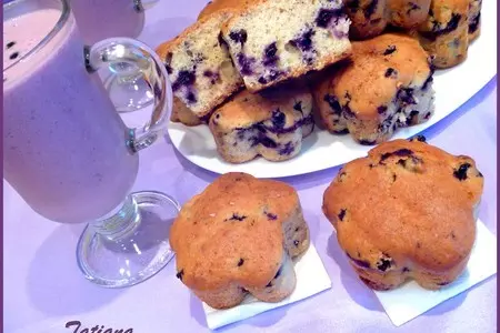 Ароматные пышки с черникой: шаг 9