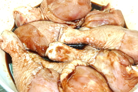 Глазированные куриные голени с кунжутом: шаг 3