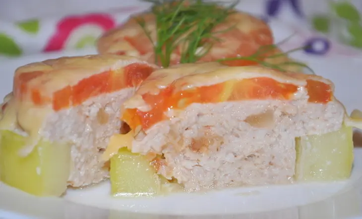 Кабачки фаршированные: шаг 5